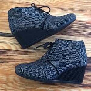 TOMS Wedge Booties